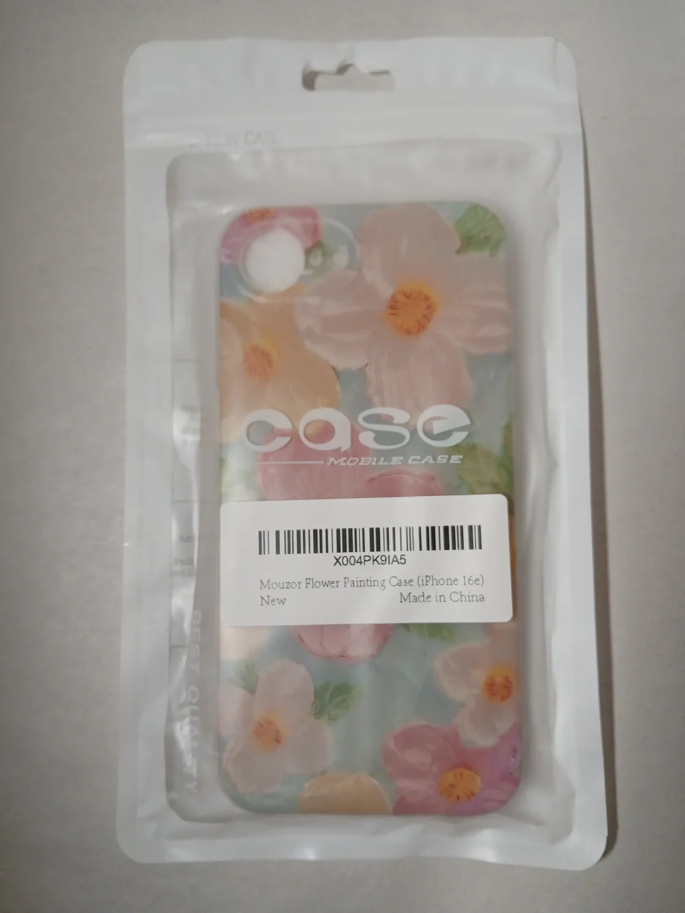Mouzor Floral Pastel Retro Oil Painting Style Phone Case for iPhone 16e New